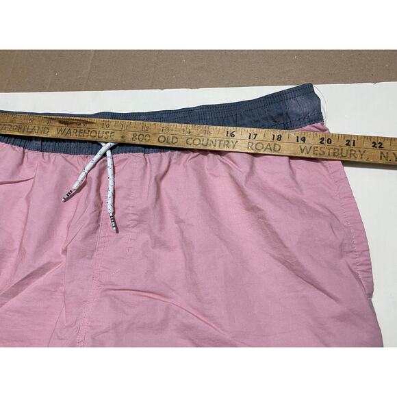 Original Use Board Shorts Mens X-Large Unlined Elastic Waist Pink Gray - Picture 7 of 7